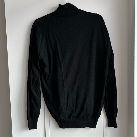 Men’s Black Crewneck Sweater - Picture 2 of 3